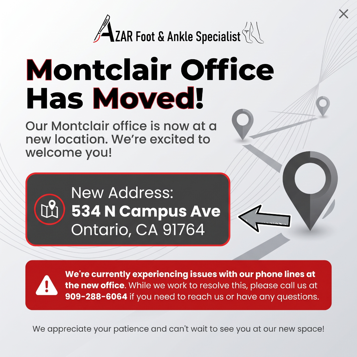 Montclair Moving Locations